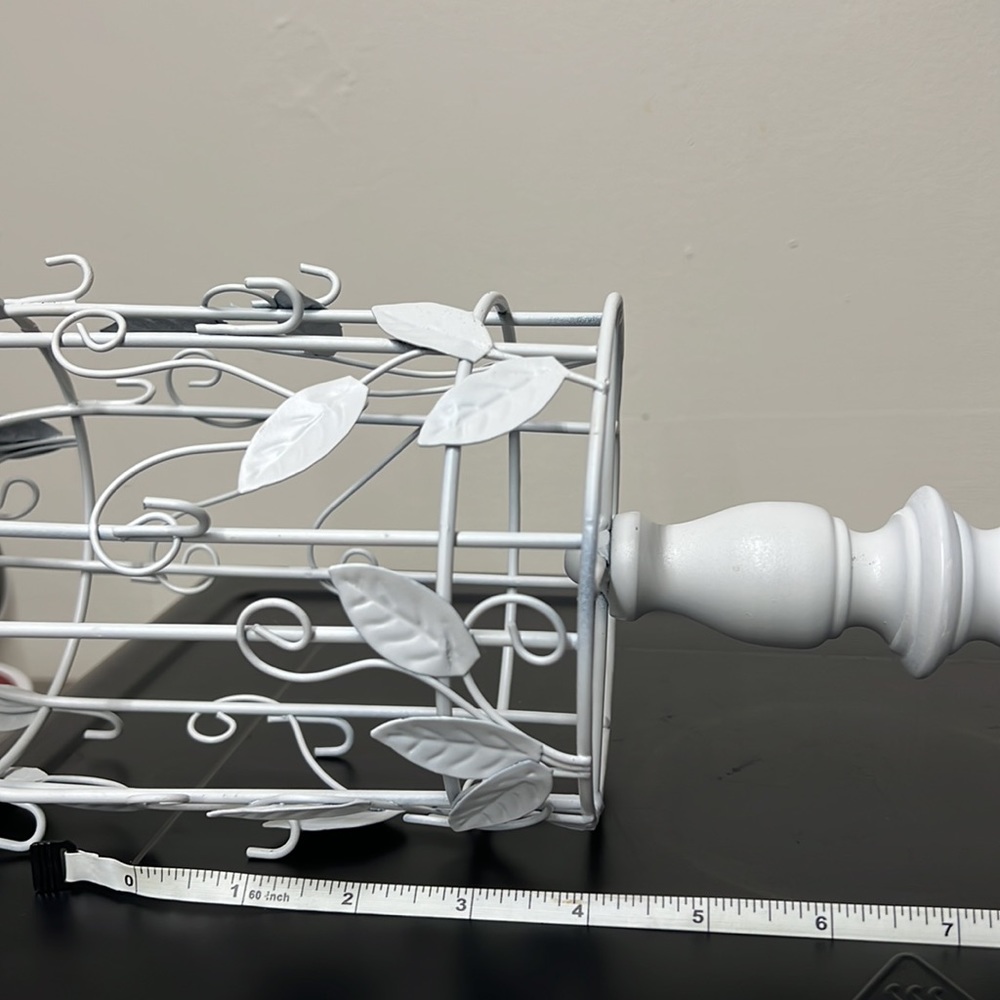 White Bird cage jewelry Organizer - Picture 9 of 14